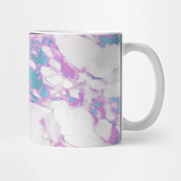 Marble Pattern Aesthetic Purple Blue Teal by jodotodesign